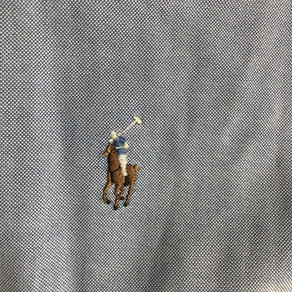 Mens Polo Ralph Lauren Yarmouth Oxford Golf Dress Shirt Size‎ 16.5 33 XL Casual - Picture 3 of 7
